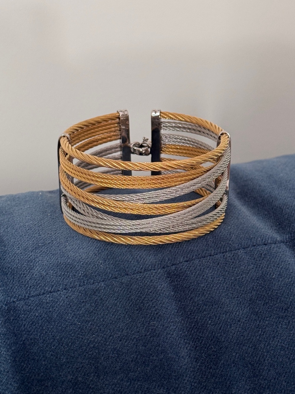 Alor‎ Stainless Steel Two -tone Cuff Bracelet